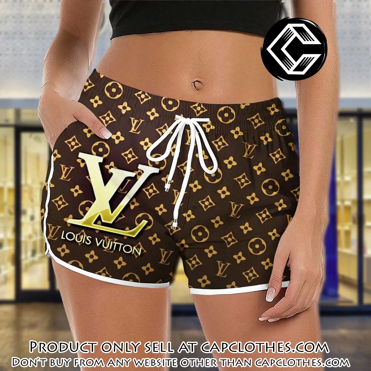 Limited edition lv women shorts lady beach shorts wms1021 cc1842408
